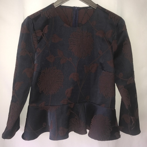 ZARA Woven Floral Top - Picture 2 of 8